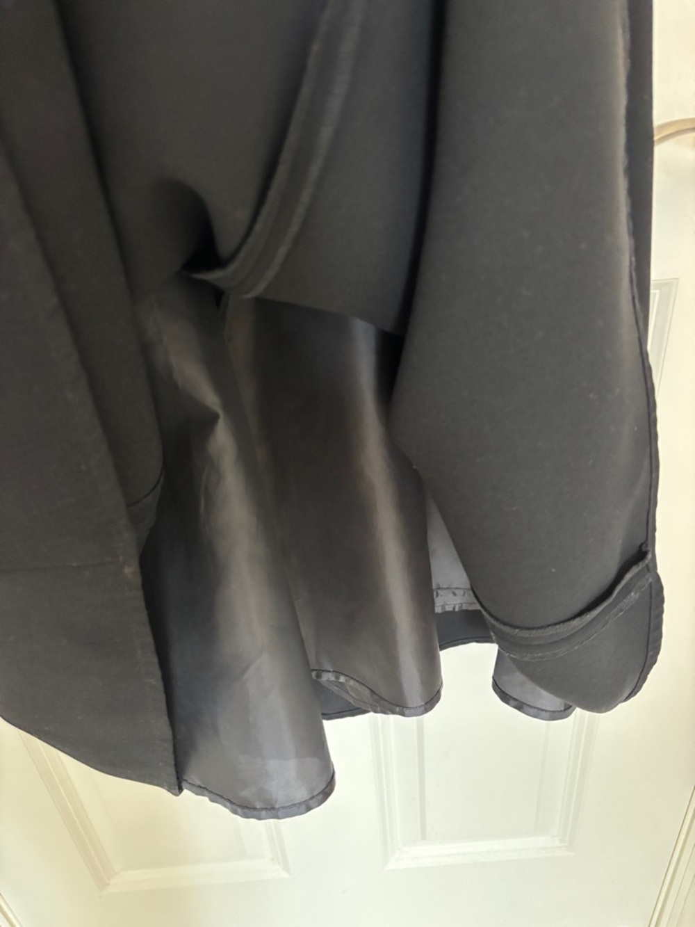 Calvin Klein sz 4, Black Cap-Sleeve Midi Fit-and-Flare Dress - Picture 7 of 11